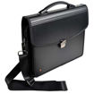 Picture of EXACOMPTA DOCUMENT CASE WITH STRAP BLACK 26X38CM